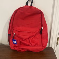 New Red Backpack 