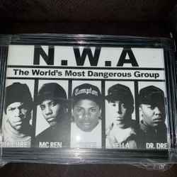 Picture Frame Of NWA BRAND NEW STILL rapped Up 