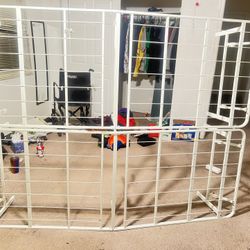 Queen, Size Metal, White Bedframe