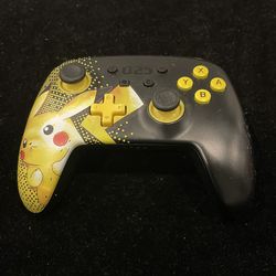 Nintendo Switch PowerA Pikachu Wireless Controller Power A Pokemon Blade/Yellow) Post Nintendo Era 