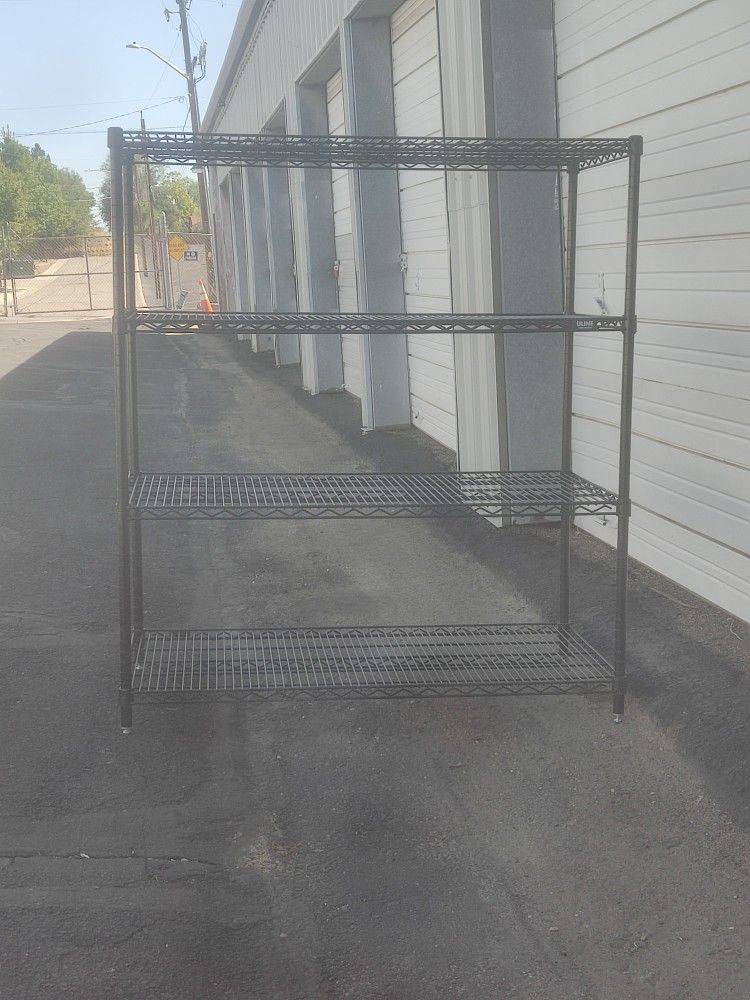 Black Wire Shelving Unit - 48 x 24 x 54
