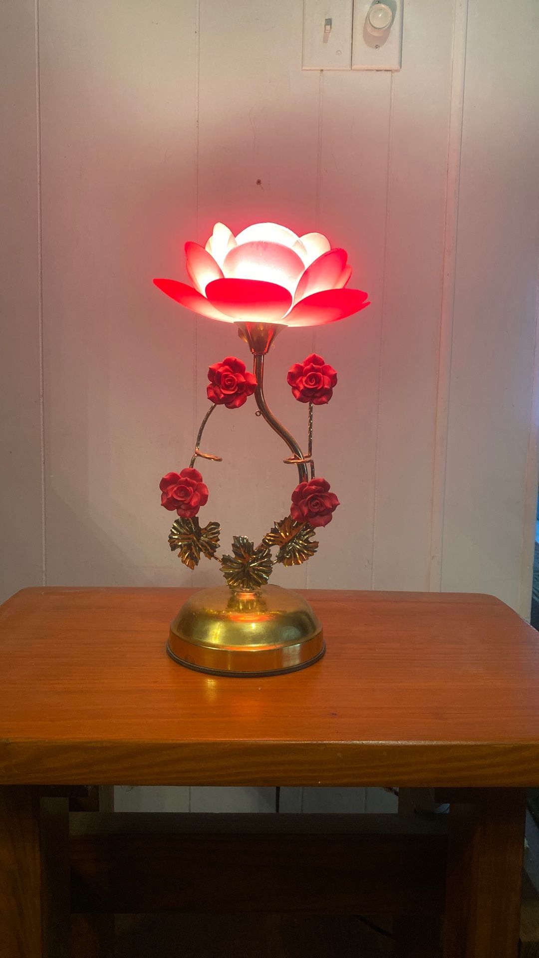 Antique 60s -70s rose - GreaT Color - 3 Touch Dimmer