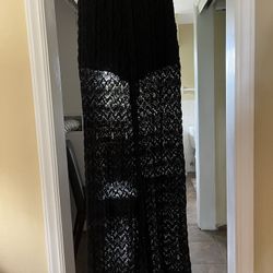 alter’d state Tall Lace Dress Pants Black