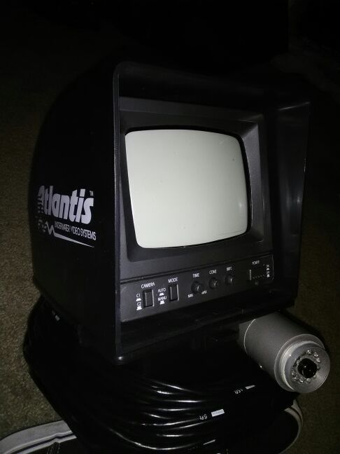 Atlantis AUW-503 underwater camera and monitor.
