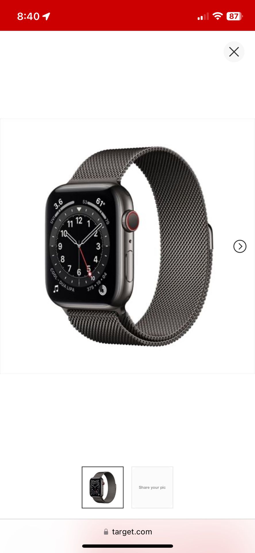 Apple Watch Series 6 Gps Cellular 