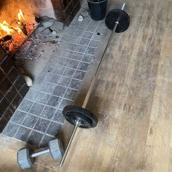 Weights And Bar Bell And More 
