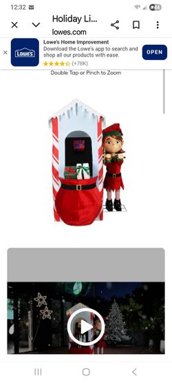 Santa toy factory animatronic Christmas decorations