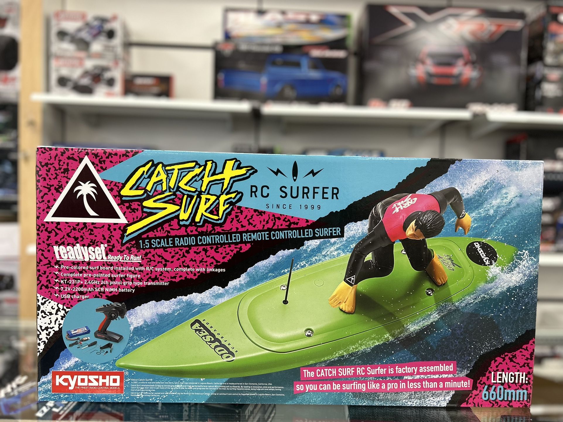 Kyosho Catch Surf Rc Surfer 1/5 Scale