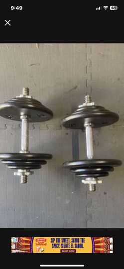 Dumbbells.       60 Dollars 