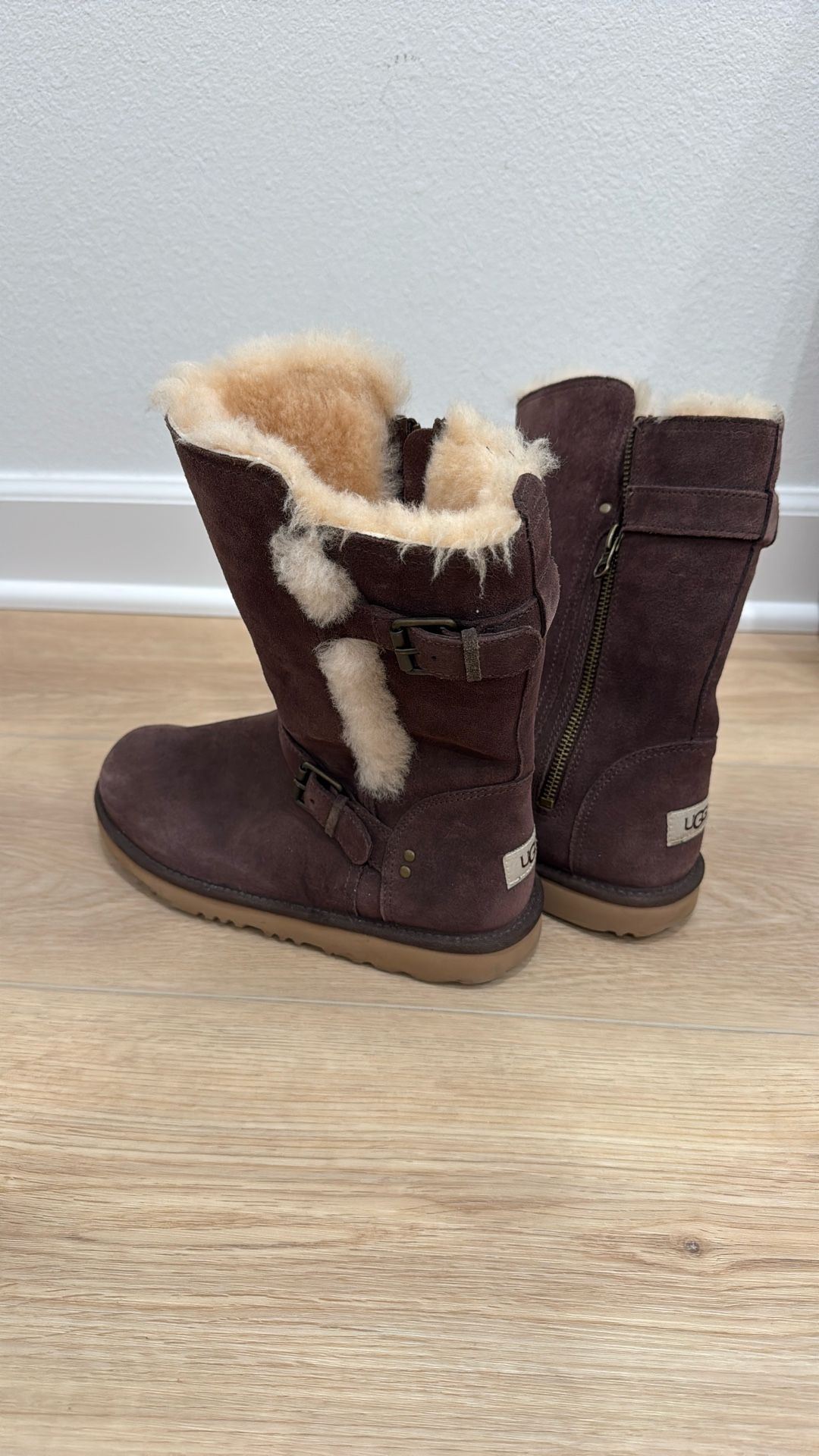 Ugg Zip Brown Boots UK5/EU36