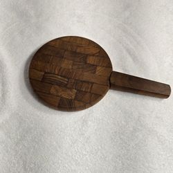 Vintage Dansk Designs Wood Cheese Board with Spreader - Mid Century Modern