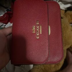 red Coach Mini Brynn Crossbody bag