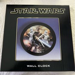 Star Wars Episode II: Attack of the Clones wall clock.