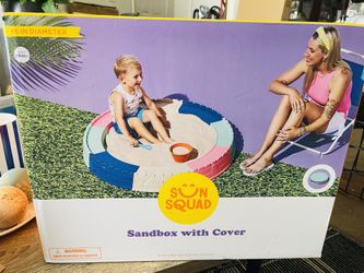 Sandbox with cover-new!