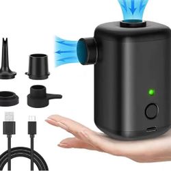 Brand New Paddle Board Pump, Portable Air Compressor with 4 Nozzles, 4000Pa Inflation Pressure and 3000mAh Battery Capacity, for Inflatable Stand Up P