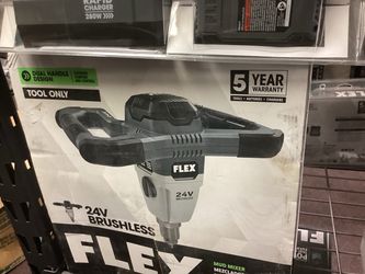 FLEX 24V Brushless Mud Mixer (Tool-Only) $150