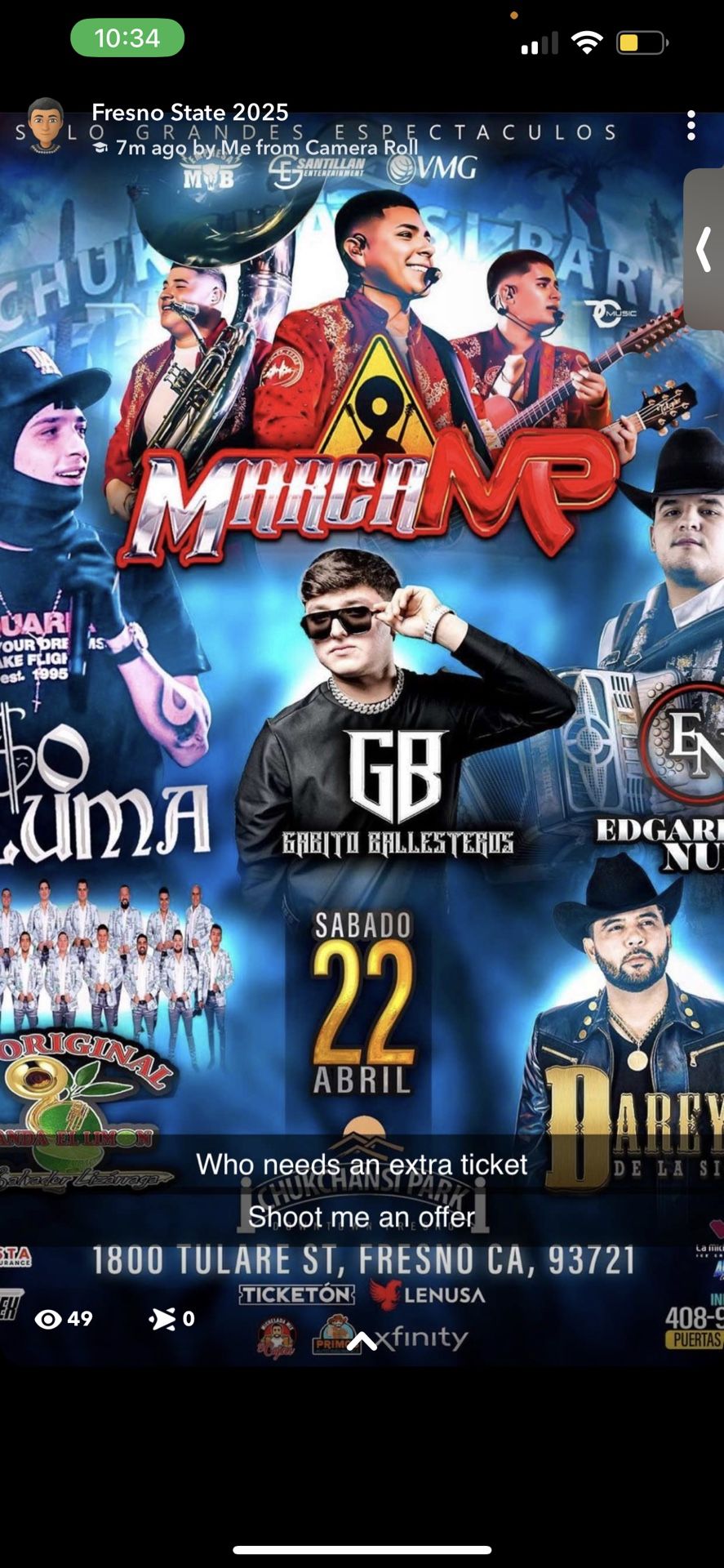 Ticket On Sale. Tickete Disponible