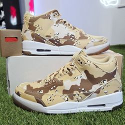 WNBA x Air Jordan 3 Retro Desert Camo - Brand New DS ✅️ Authentic 