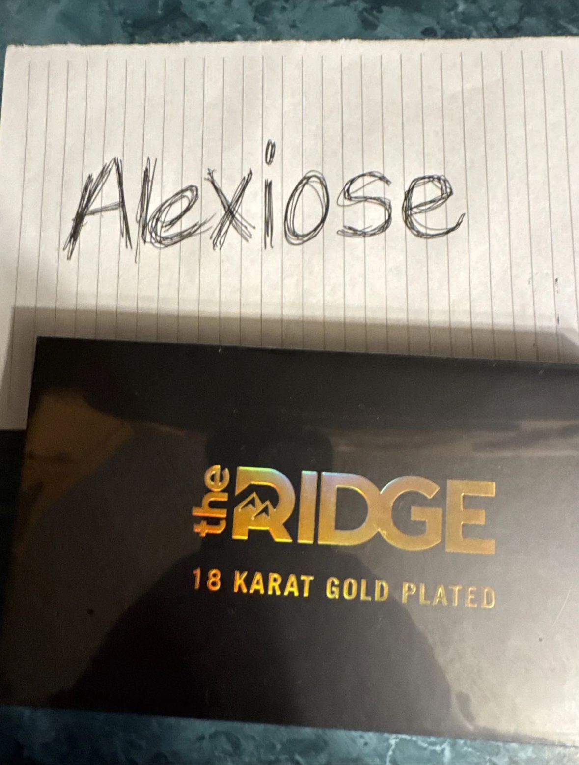 Sealed 18 Karat Gold Ridge Wallet