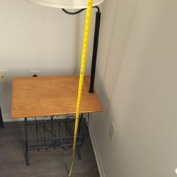 Side Table Night Stand Lamp