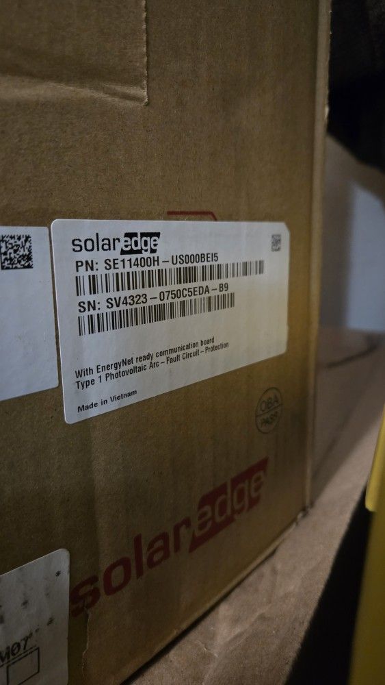 11400H Solar Edge Inverter
