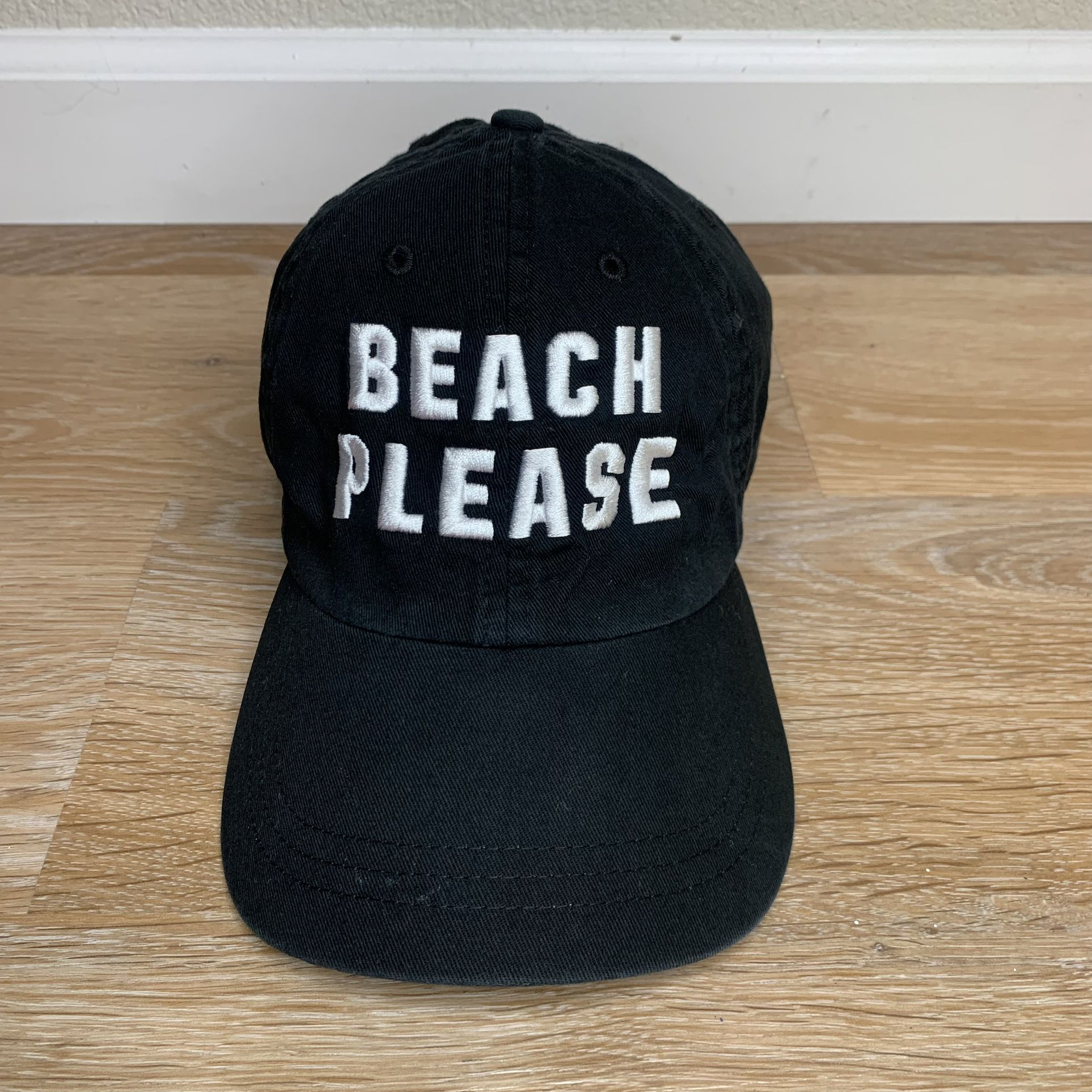 PINK Victoria’s Secret Embroidered Beach Please Adjustable Cap Hat