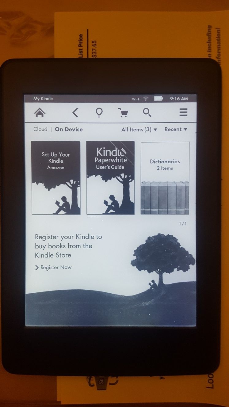 Kindle paperwhite 2g