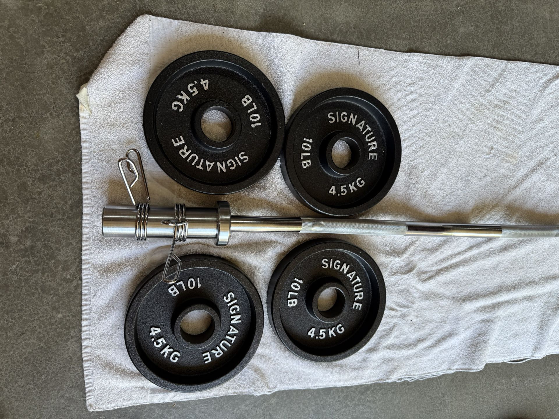 Olympic Curl Bar Weights