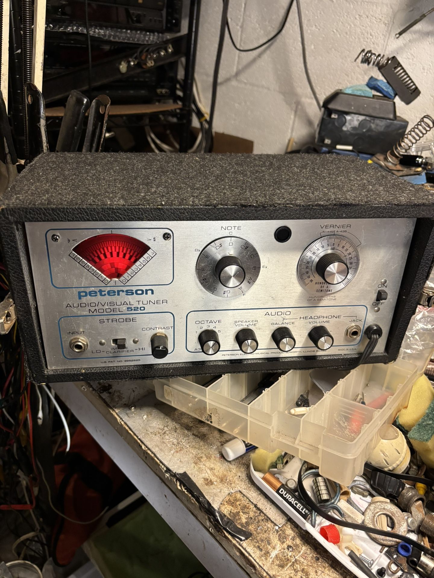 Peterson Tuner Model 520 In Working Condition
