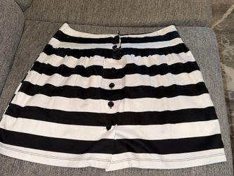 Striped Mini Skirt