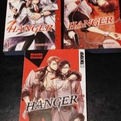 Hanger English Manga Volumes 1-3