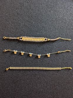 3 stackable bracelets, like new