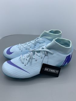 Nike Mercurial Superfly 6 Academy MG Soccer Cleats Glacier Blue AH7362-454 Sz 10