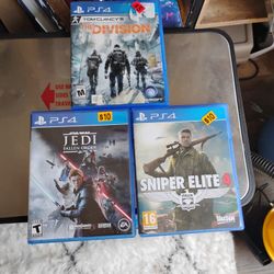 3 PS4 Games 