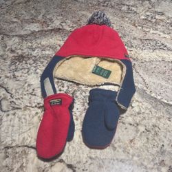 Toddler Hat And Gloves 