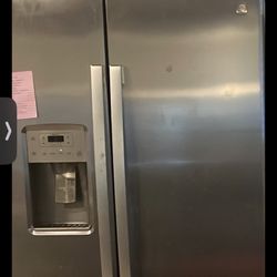 Double Door Stainless Steal Fridge 