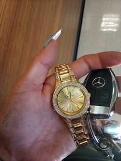 Jessica Simpson Gold Watch
