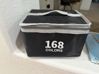 168 Colors Art Marker with Carrying Case Bag