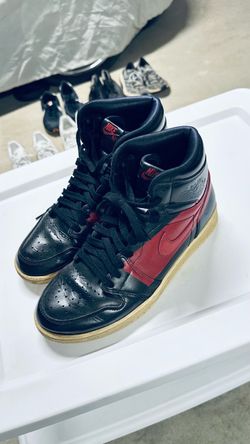 Air Jordan 1 High Black Red Sneakers