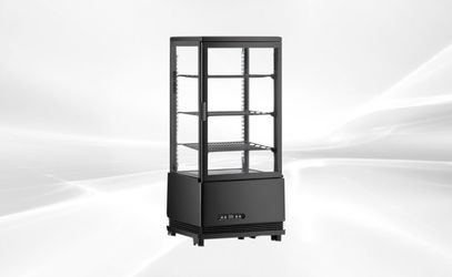 NSF Square 4 Sided Glass Refrigerator Display case Bakery CL-78