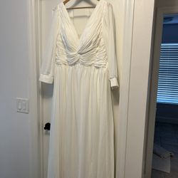 Wedding Dress, Never Worn Size 18W
