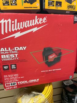 Milwaukee new laser M12