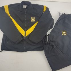 US Army Athletic Track Suit Set Physical Fitness Uniform Unisex Medium Regular