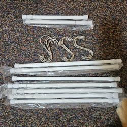 White Compression Rods And S Hooks