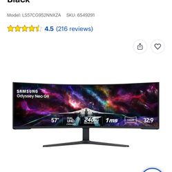 Samsung 57” Odyssey Neo G9