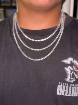 Sterling Silver Tennis Chains 💎