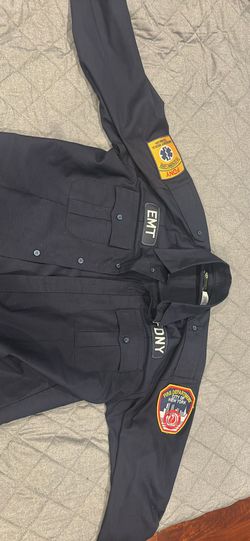 brand new FDNY EMT work shirt