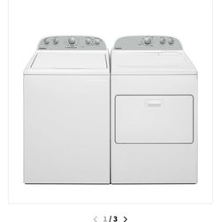 Traditional washer and dryer