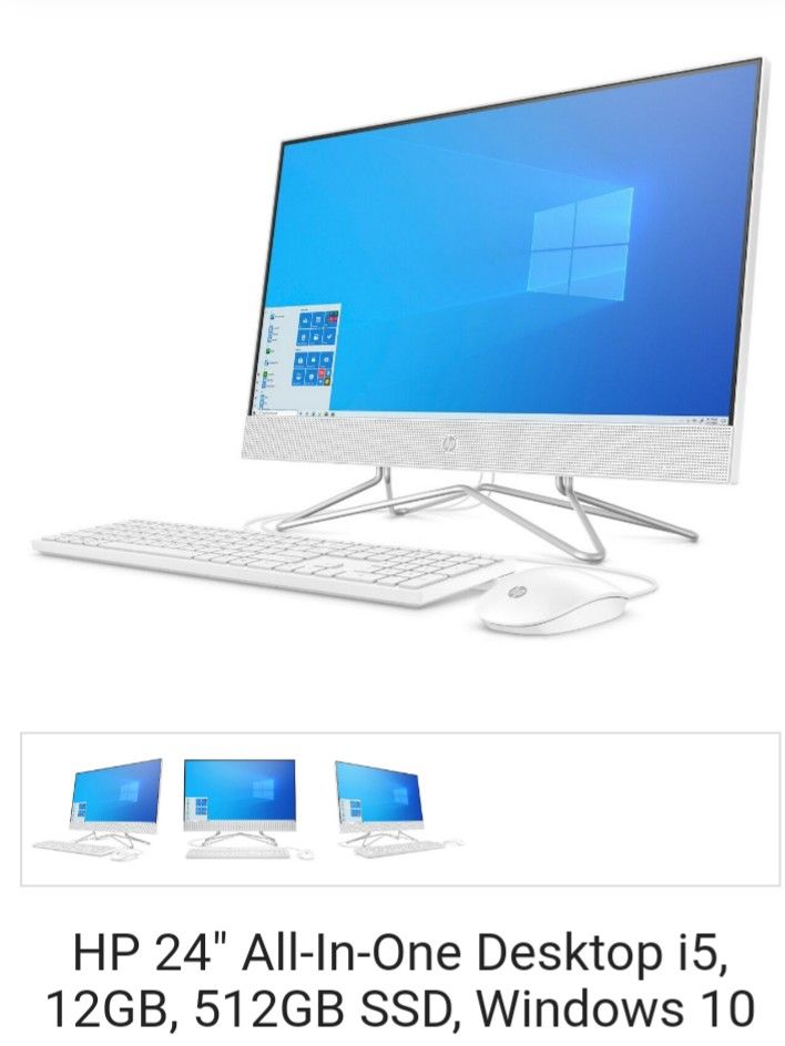 HP 24" All In One Desktop Computer