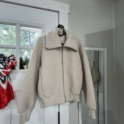 Sherpa Jacket With High Neck From Uniqlo